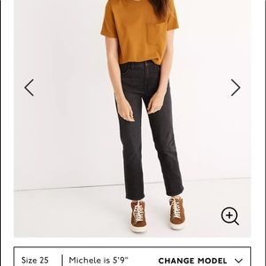 Madewell NWT Perfect Vintage Crop Jean 28